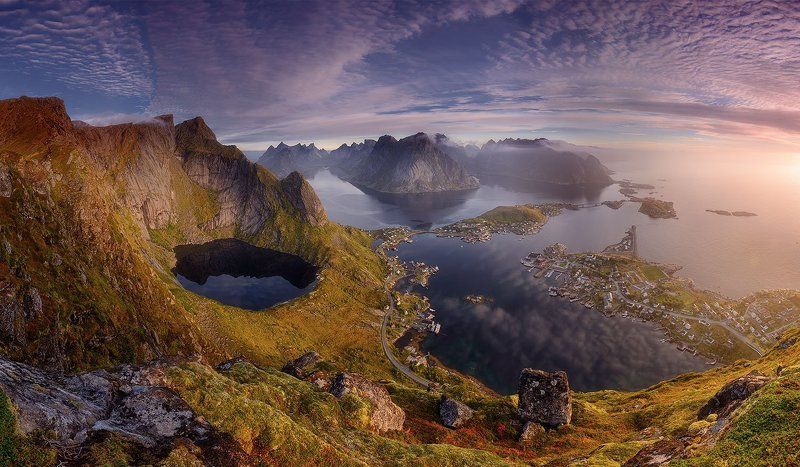 Норвегия Рассвет над Reine II - В другом свете... фото превью