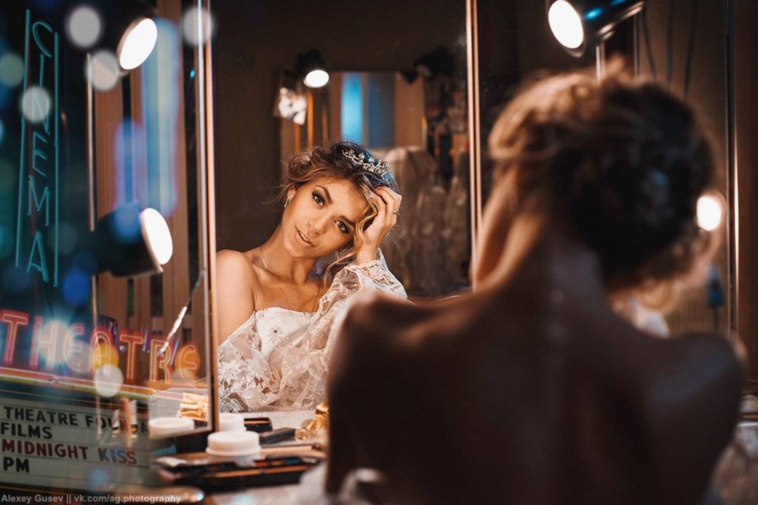 backstage, dressing room, girl, movie, theater, Алексей Гусев