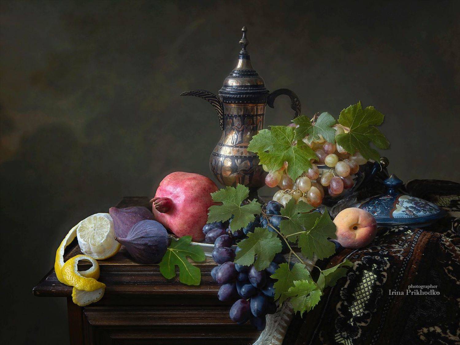 натюрморт, фрукты, винтажный, Приходько Ирина