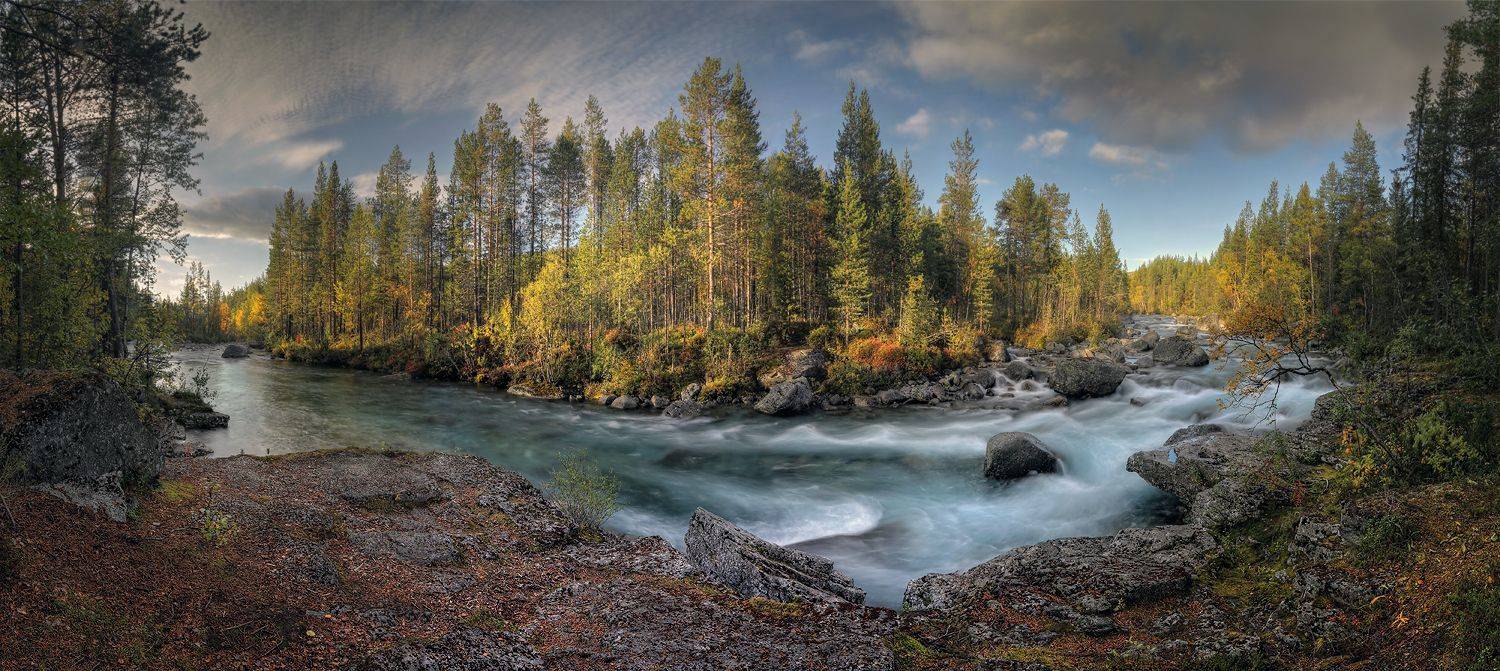 река Гольцовка Хибины горы Кольский полуостров Заполярье, Александр Бархатов