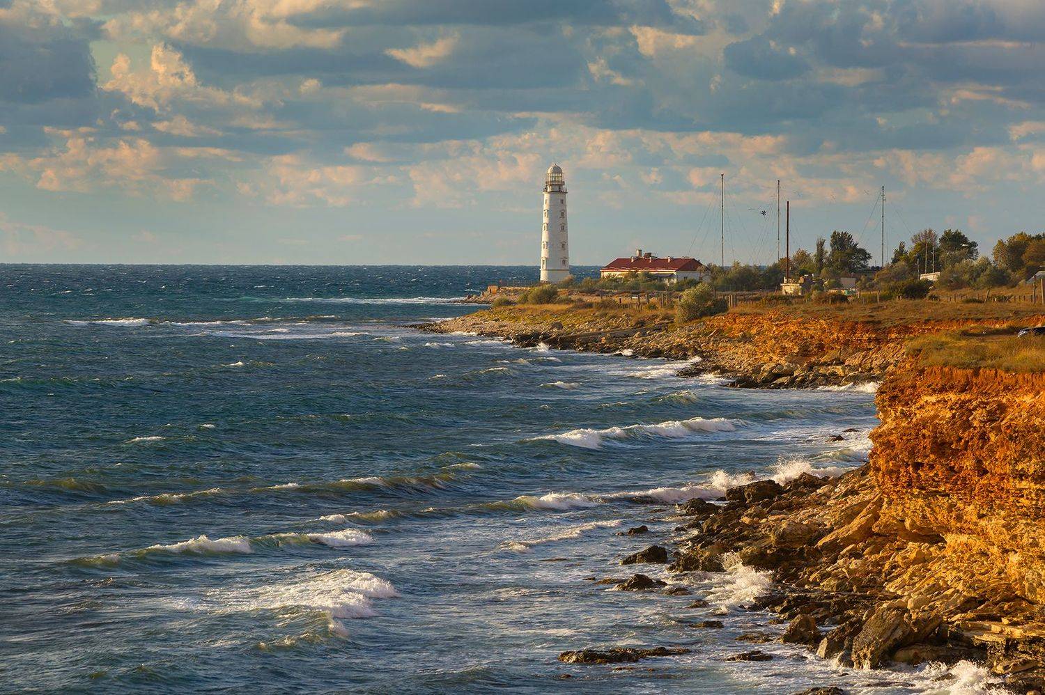 херсонесский маяк, крым, черное море, севастополь, мыс херсонес, Титов Сергей