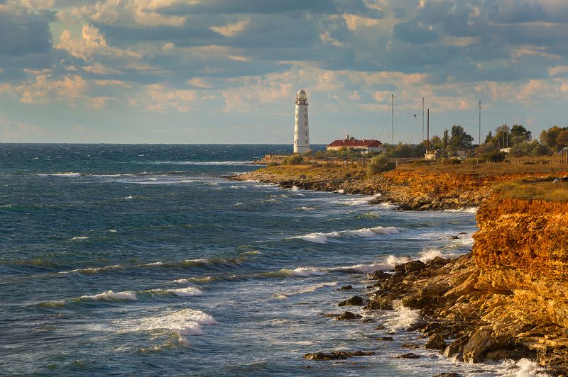 херсонесский маяк, крым, черное море, севастополь, мыс херсонес Херсонесский маяк фото превью