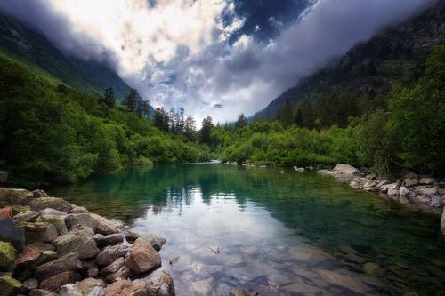 Первое Бадукское Озеро. Домбай. Карачаево-Черкесская Республика