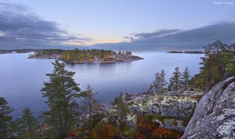 ладога, ладожское озеро, карелия, койонсаари Вечер на Ладоге фото превью