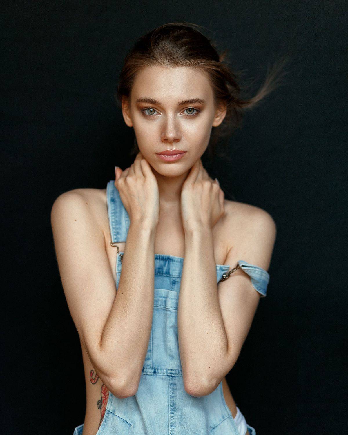 portrait, bw, dnb, girl, woman, retouch, eyes, beautiful, canon, 85mm, Иван Ковалев