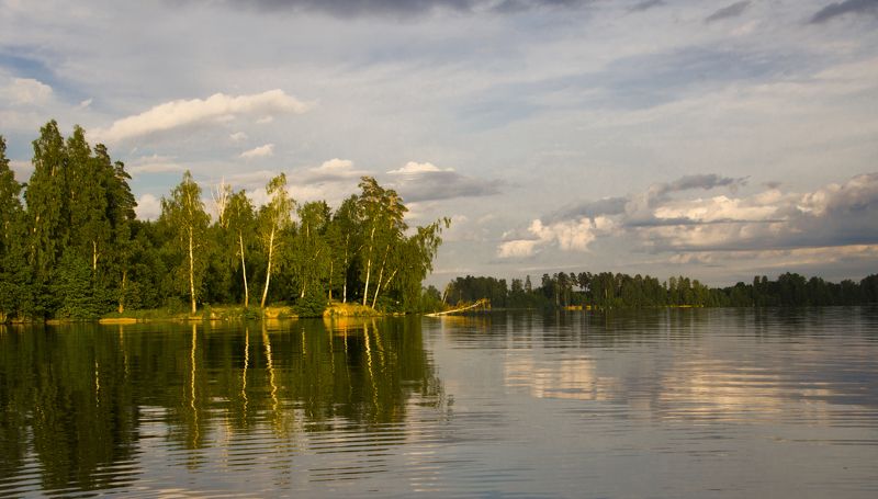 Утро на Десногорском водохранилище фото превью