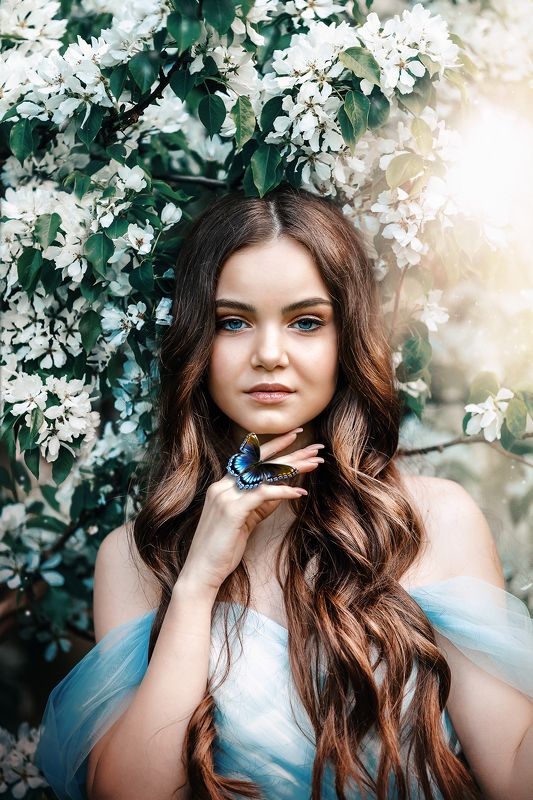 девушка, женский портрет  фото превью