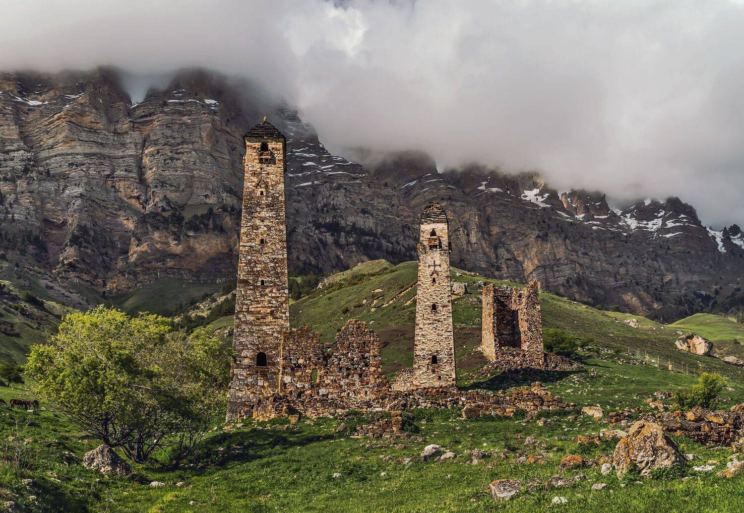 приэльбрусье. башни.  май месяц. распогодилось.., Бирюков Вячеслав