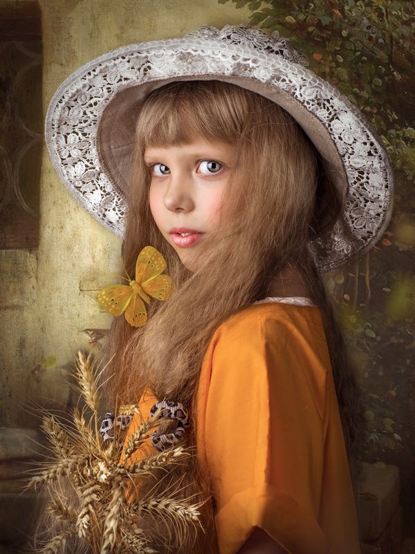 девочка Портрет из лета фото превью