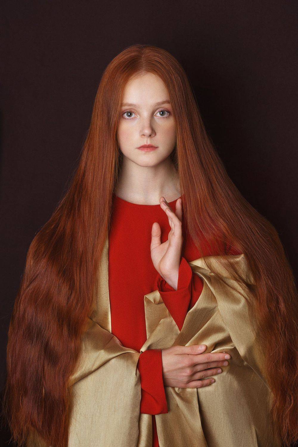 Портрет, жанр, лицо, женщина, цвет, печать, живописность, умиротворение, Ведмеденко Оксана