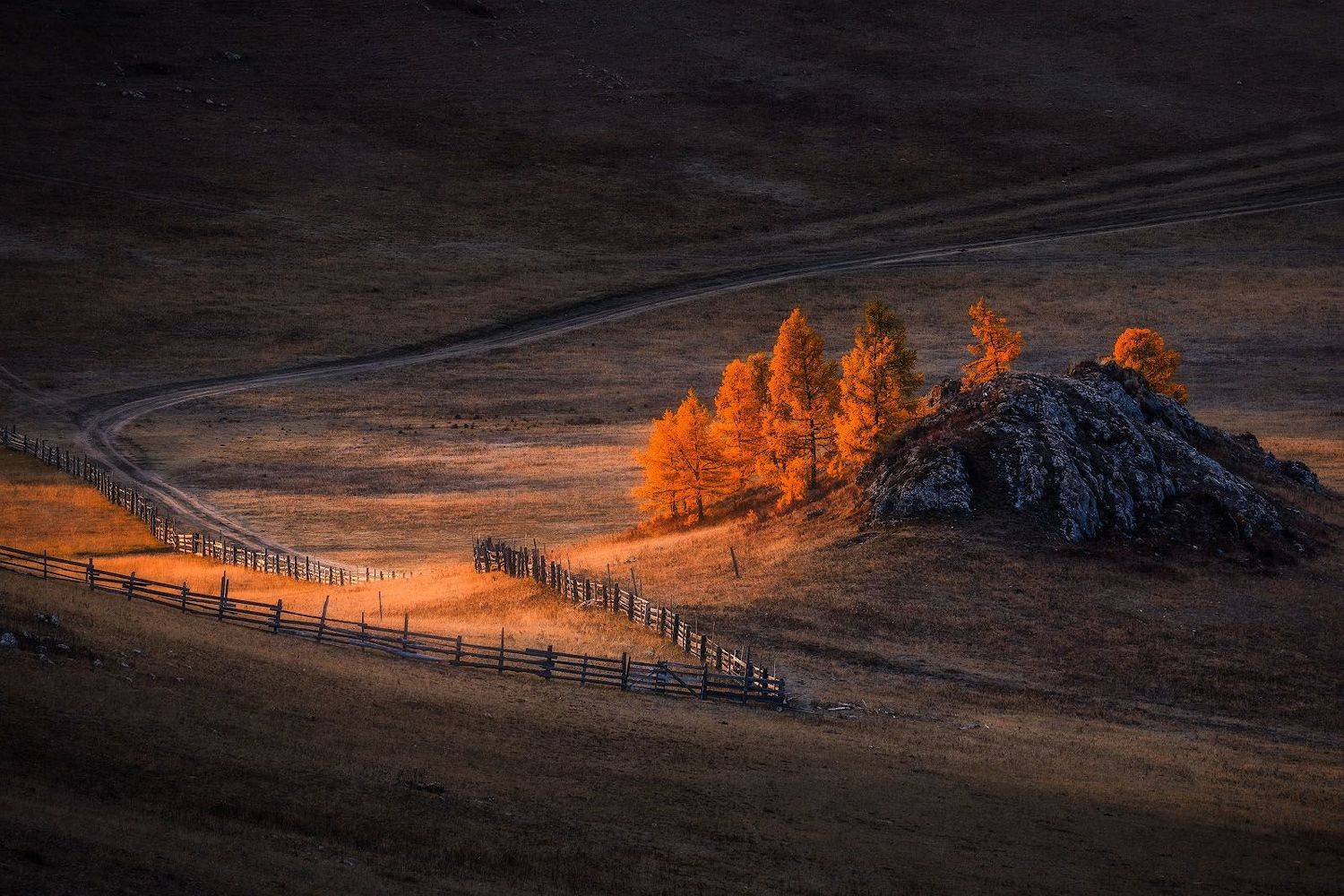 altay, autumn, october, cold, road, mountains, landscape, Алексей Вымятнин