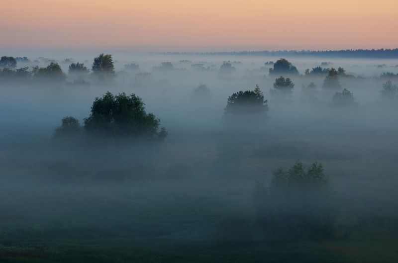 Летний рассвет фото превью