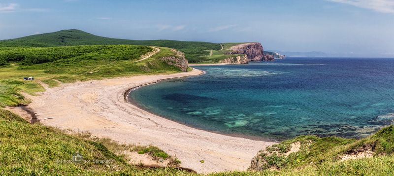 японское море, туризм,  россия в моих фото, россия в кадре, путешествия с камерой, природа россии, природа приморья, дальний восток, путешествия, путешествие по россии, побережье, пейзаж, панорама,  мыс,  кавалеровский район, дикие места, малая нерпа Остановился  в бухте Малая Нерпа фото превью