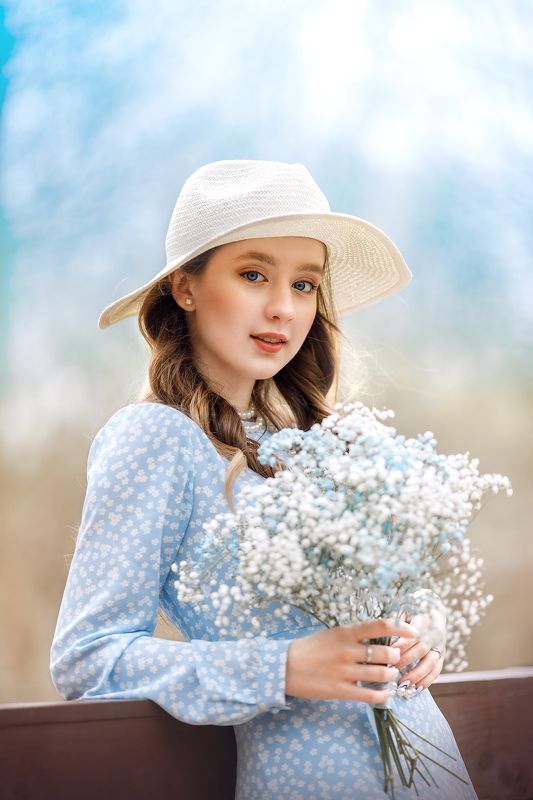 девушка, женский портрет  фото превью