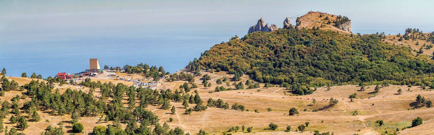 заповедник, чёрное море, ай-петри , достопримечательности крыма,  туризм, крым,  горный массив, плато, горная вершина, путешествия с камерой,  путешествия,  пейзаж, панорама,  путешествия по россии,, Сарапулов Игорь