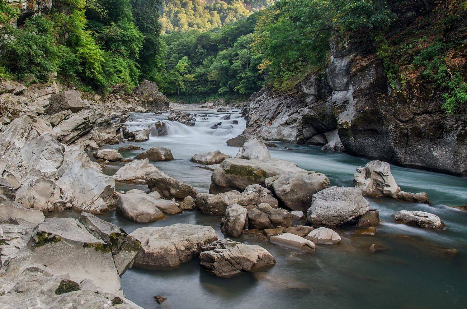 осень, река белая, адыгея, Виктор Индюхин