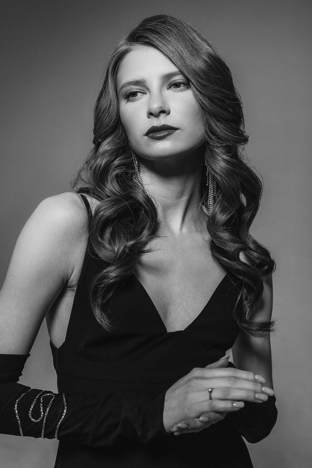 женский портрет, студийная фотосессия, Элина Ларченкова