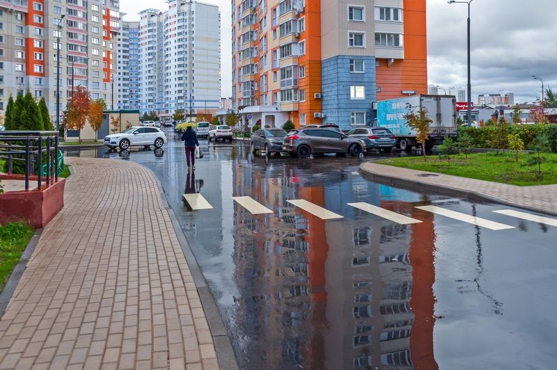 Мокрая Москва фото превью