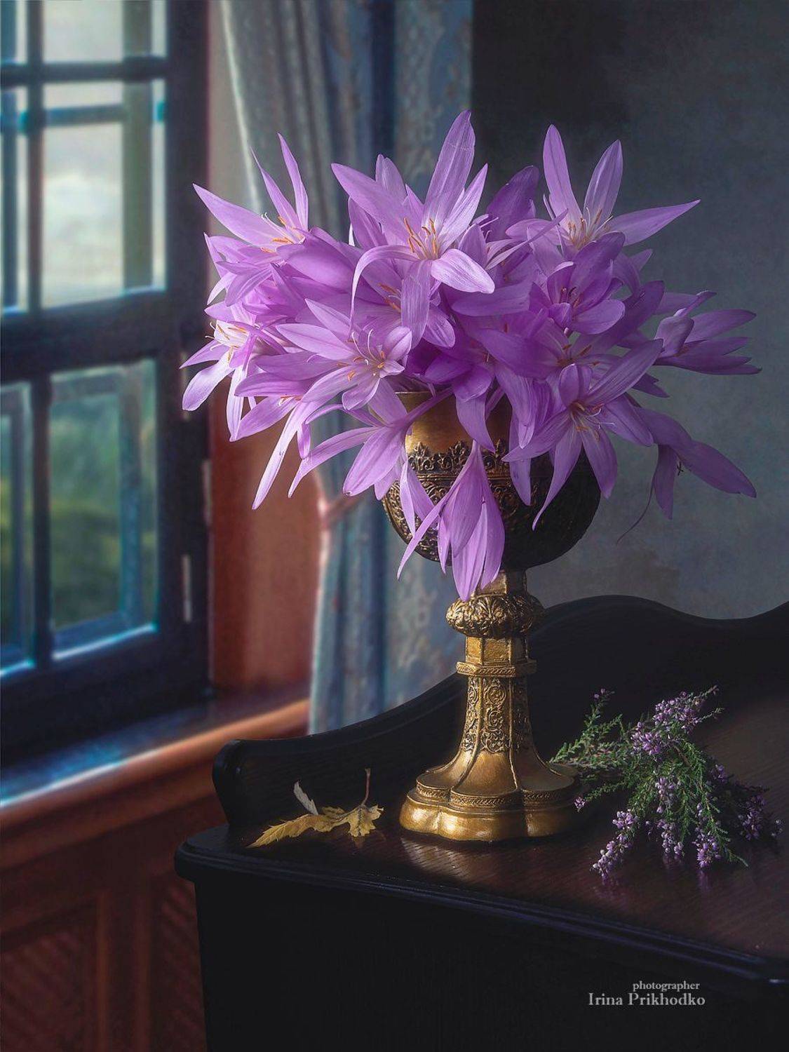 натюрморт, цветы, букеты, зефирантес, осень, Приходько Ирина