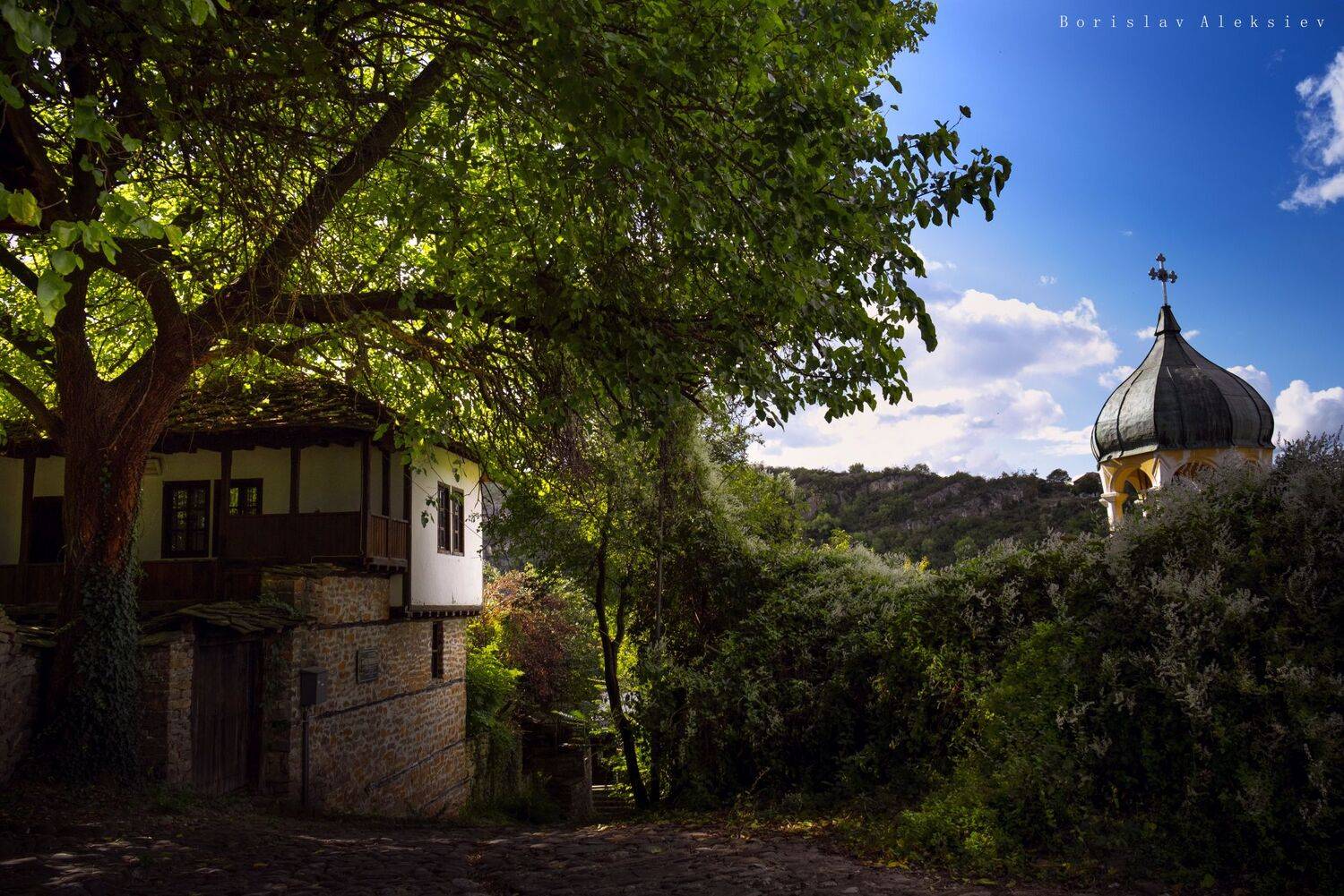 bulgaria,lovech,varosha,travel,green,white,flowers,summer,exterior,building,house, Борислав Алексиев