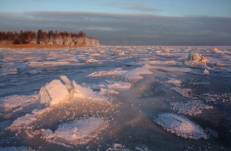 Застывшее море фото превью