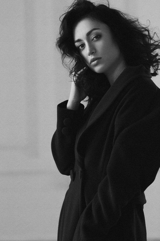 B&w, Portrait  фото превью