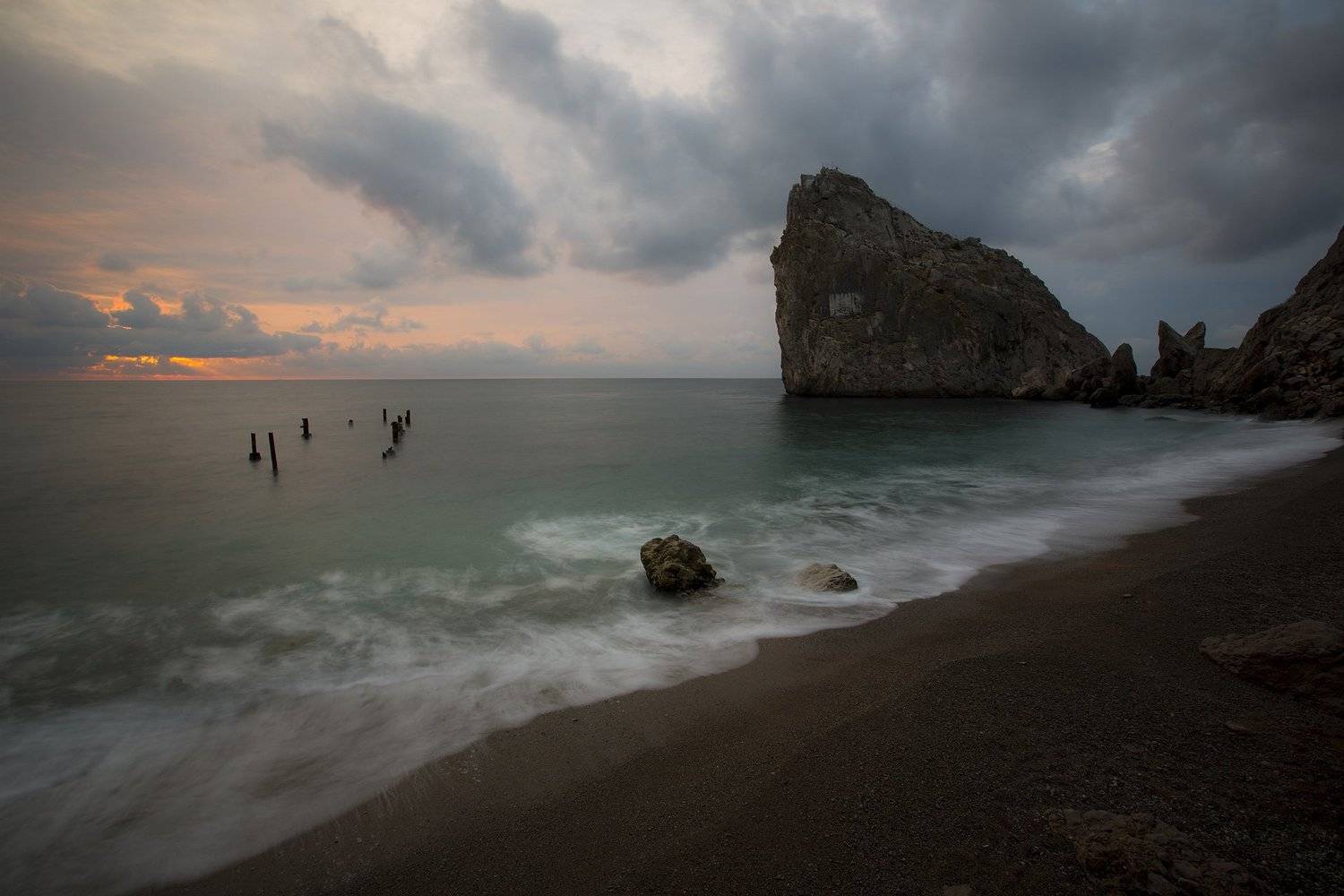 Море. крым. берег. небо. облака., Сергей Шульга
