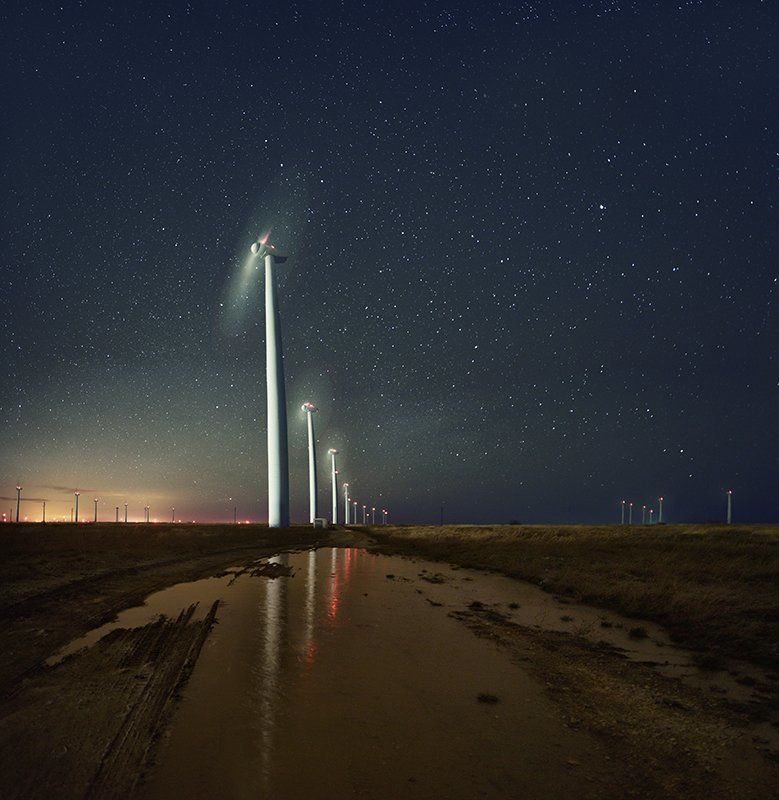 Ветрогенераторите при Калиакра фото превью