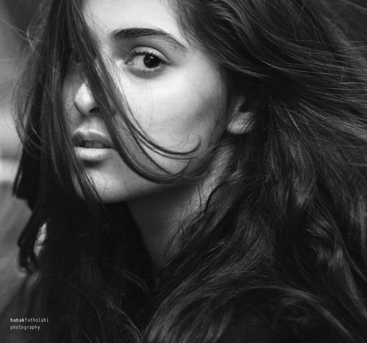 Babakfatholahi, BW, Girl, Portrait, Babak Fatholahi