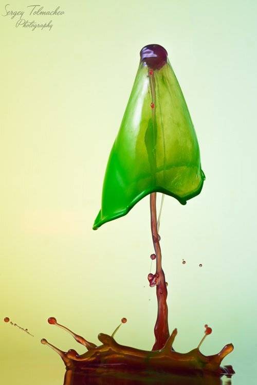 Арт, Брызги, Вода, Всплеск, Жидкость, Капли, Разноцветные, Цвета, Сергей Толмачев