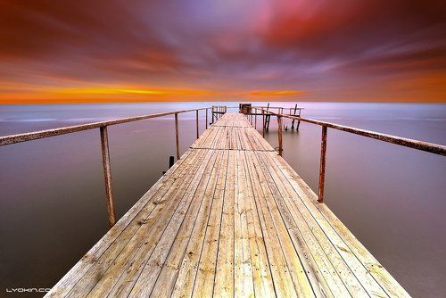 Закат на пляже Новханы