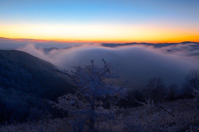 Закат на склонах Кацехура фото превью