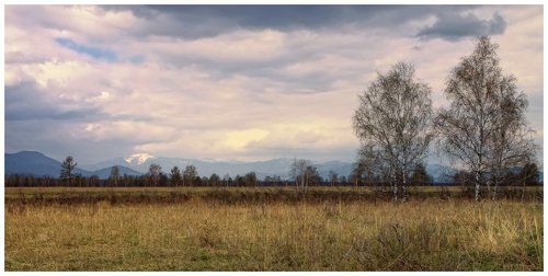 Вечер в Уймонской степи