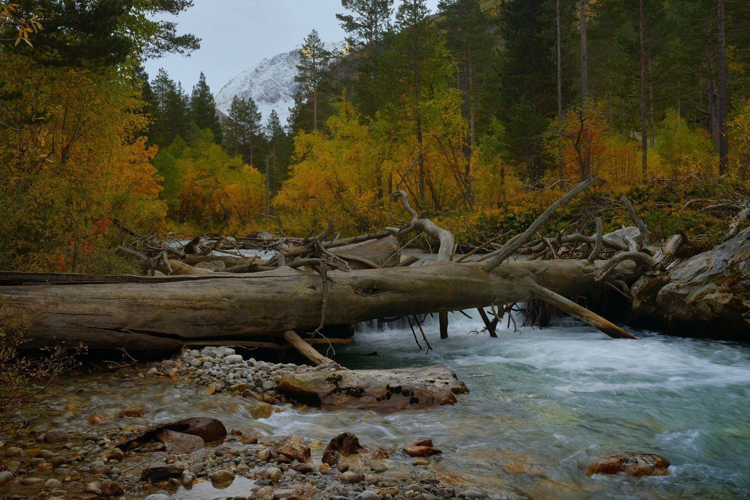 горы осень узункол река переправа, Александр Жарников