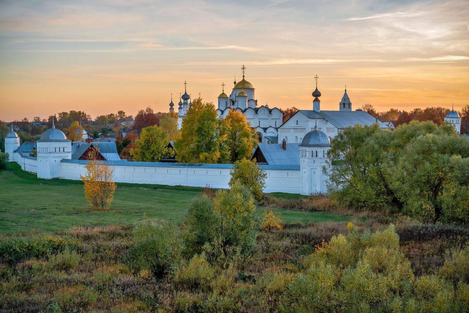 закат. золото осени. суздаль., Бирюков Вячеслав