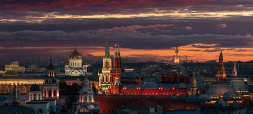 Архитектурные доминанты. Город Москва (Россия)