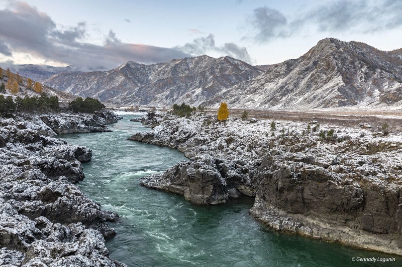 Первый снег фото превью