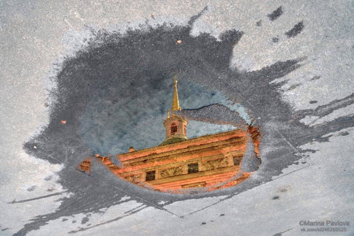 абстракция, отражение, отражение на воде, парейдолия, город, санкт-петербург, михайловский замок, мистический петербург, nikon, Павлова Марина