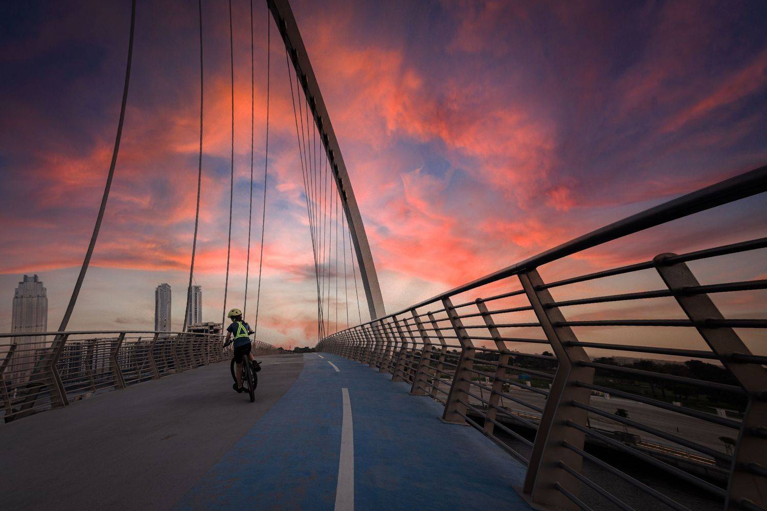 bridge, city, architecture, dubai, uae, Roman Bevzenko