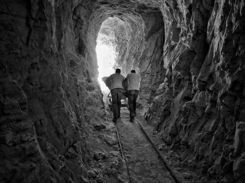 work in a mine