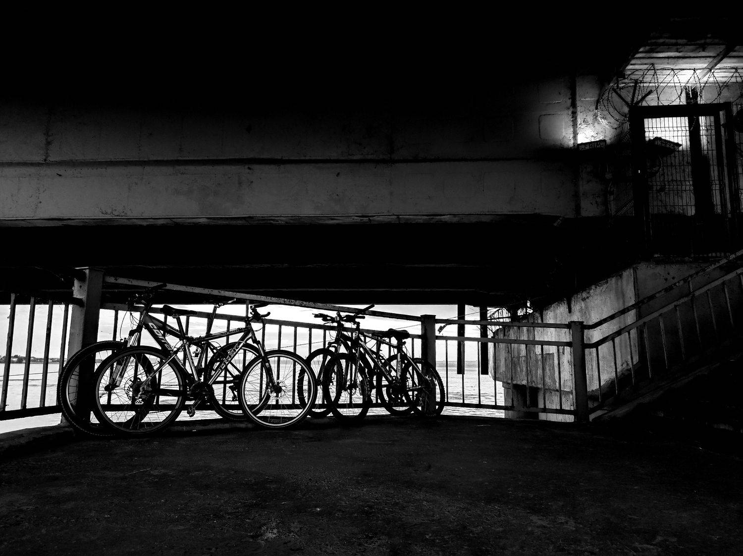 light streak, b&w,, Karina Yakovleva