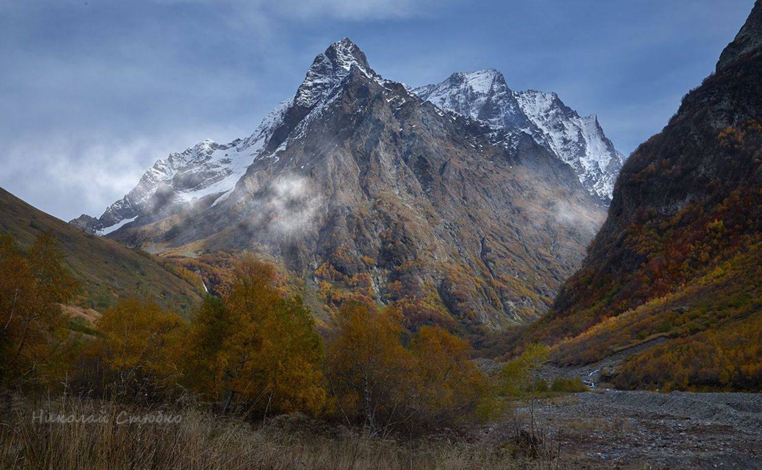 кавказ горы домбай ульген, Николай Стюбко