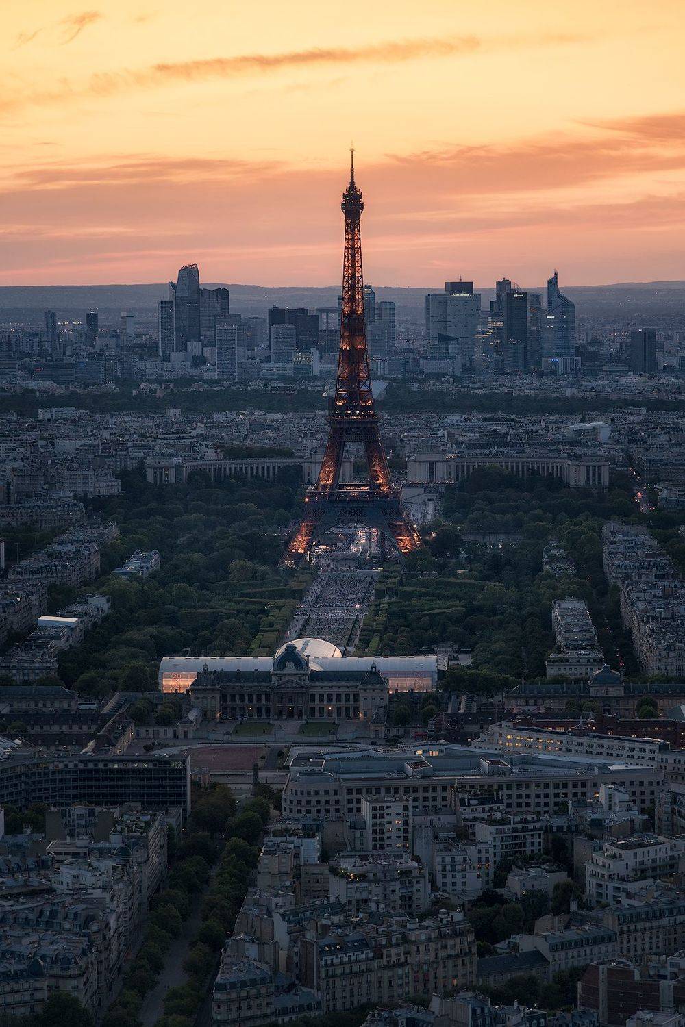 закат, рассвет, вечер, город, башня, эйфелева башня, париж, франция, city, cityscape, sunset, sunrise, dusk, paris, france, tower, eiffel tower, Эрнест Вахеди