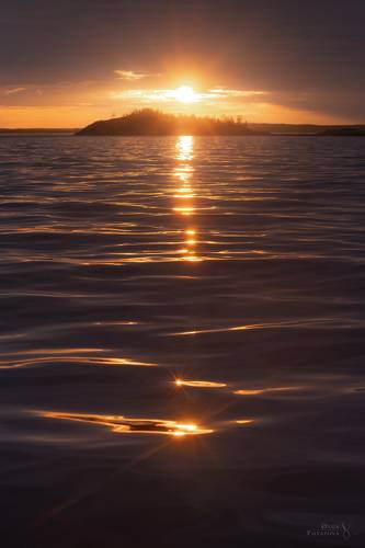 Закаты над Ладогой и Финским заливом