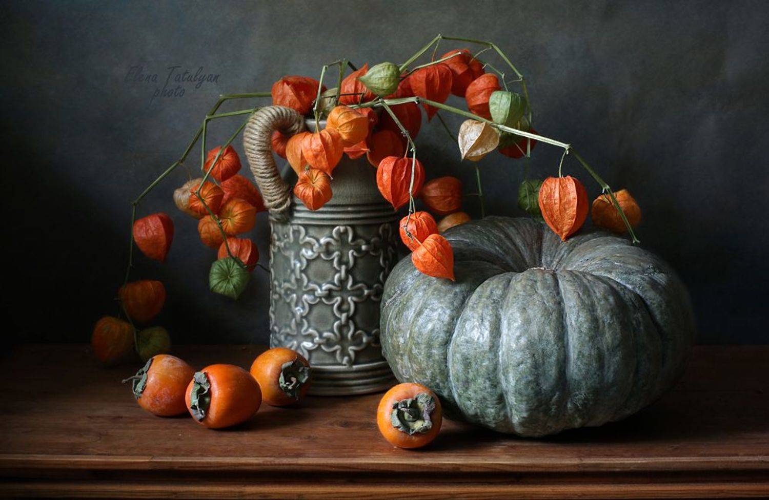физалисы, тыква, хурма, Елена Татульян