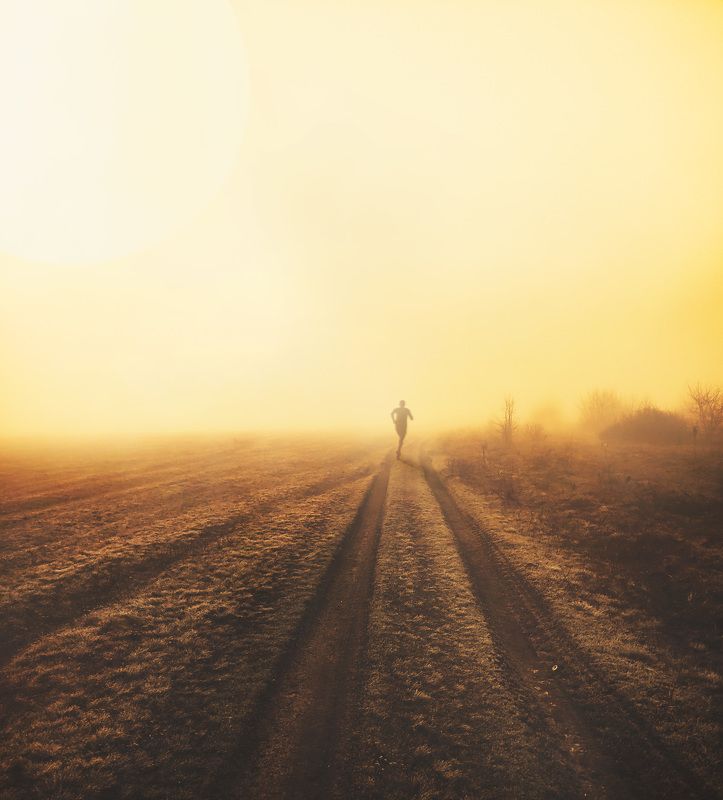 спорт,бег,марафон,лето Марафон пустынных степей фото превью