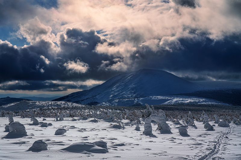 большой иремель, южный урал, башкирия Большой Иремель зимой фото превью
