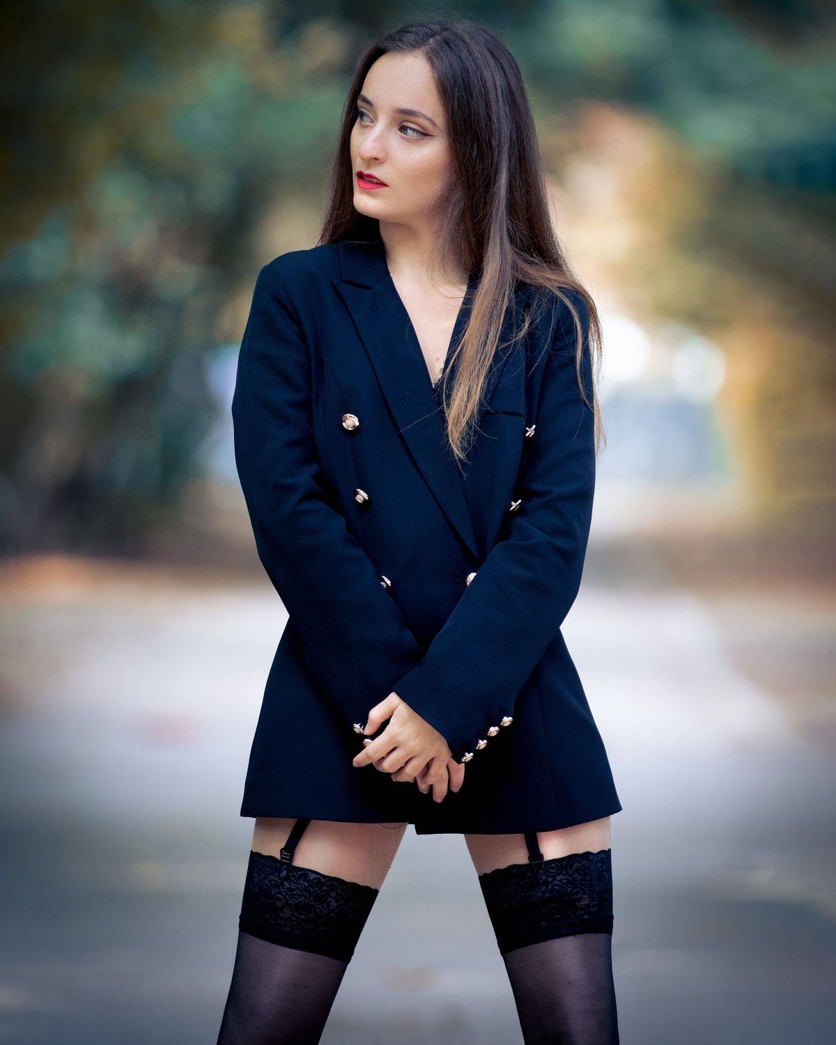 девушка,колготки,чулки, портрет, пиджак, Дмитрий Александров