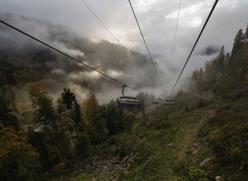 В облаках фото превью