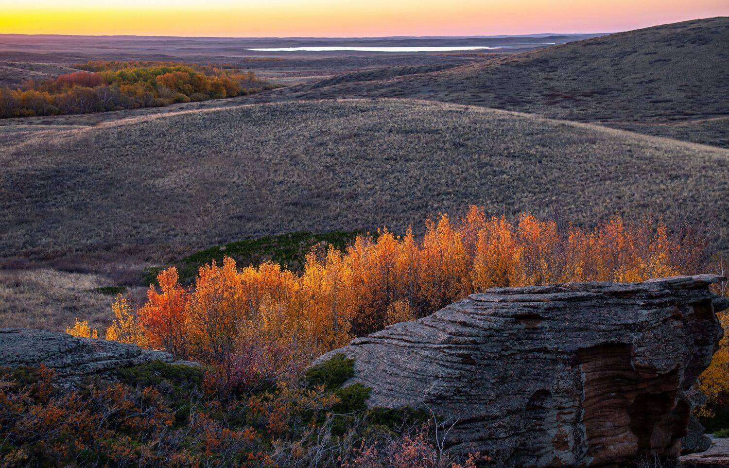 горы каркаралинск осень, Евгений Дроботенко